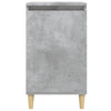 Stella Homewares Bedside Cabinet Concrete Grey 40x35x70 cm Engineered Wood