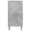 Stella Homewares Bedside Cabinet Concrete Grey 40x35x70 cm Engineered Wood