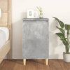 Stella Homewares Bedside Cabinet Concrete Grey 40x35x70 cm Engineered Wood