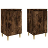 Stella Homewares Bedside Cabinets 2 pcs Smoked Oak 40x35x70 cm Engineered Wood