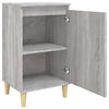 Stella Homewares Bedside Cabinets 2 pcs Grey Sonoma 40x35x70 cm Engineered Wood