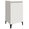 Stella Homewares Bedside Cabinet White 40x35x70 cm Engineered Wood
