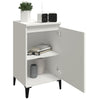 Stella Homewares Bedside Cabinet White 40x35x70 cm Engineered Wood