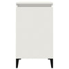 Stella Homewares Bedside Cabinets 2 pcs White 40x35x70 cm Engineered Wood