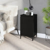 Stella Homewares Bedside Cabinet Black 40x35x70 cm Engineered Wood