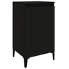Stella Homewares Bedside Cabinets 2 pcs Black 40x35x70 cm Engineered Wood