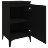 Stella Homewares Bedside Cabinets 2 pcs Black 40x35x70 cm Engineered Wood