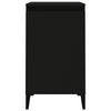 Stella Homewares Bedside Cabinets 2 pcs Black 40x35x70 cm Engineered Wood