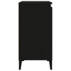Stella Homewares Bedside Cabinets 2 pcs Black 40x35x70 cm Engineered Wood