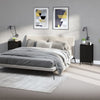 Stella Homewares Bedside Cabinets 2 pcs Black 40x35x70 cm Engineered Wood