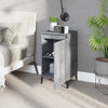 Stella Homewares Bedside Cabinets 2 pcs Concrete Grey 40x35x70 cm Engineered Wood