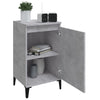 Stella Homewares Bedside Cabinets 2 pcs Concrete Grey 40x35x70 cm Engineered Wood