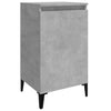 Stella Homewares Bedside Cabinets 2 pcs Concrete Grey 40x35x70 cm Engineered Wood