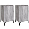 Stella Homewares Bedside Cabinets 2 pcs Grey Sonoma 40x35x70 cm Engineered Wood