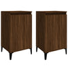Stella Homewares Bedside Cabinets 2 pcs Brown Oak 40x35x70 cm Engineered Wood