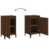 Stella Homewares Bedside Cabinets 2 pcs Brown Oak 40x35x70 cm Engineered Wood