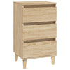 Stella Homewares Bedside Cabinet Sonoma Oak 40x35x70 cm Engineered Wood