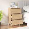 Stella Homewares Bedside Cabinet Sonoma Oak 40x35x70 cm Engineered Wood