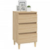Stella Homewares Bedside Cabinet Sonoma Oak 40x35x70 cm Engineered Wood