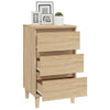Stella Homewares Bedside Cabinet Sonoma Oak 40x35x70 cm Engineered Wood