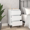 Stella Homewares Bedside Cabinet White 40x35x70 cm Engineered Wood