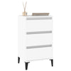 Stella Homewares Bedside Cabinet White 40x35x70 cm Engineered Wood