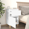 Stella Homewares Bedside Cabinets 2 pcs White 40x35x70 cm