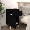 Stella Homewares Bedside Cabinets 2 pcs Black 40x35x70 cm