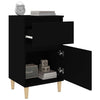 Stella Homewares Bedside Cabinets 2 pcs Black 40x35x70 cm