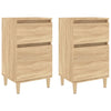 Stella Homewares Bedside Cabinets 2 pcs Sonoma Oak 40x35x70 cm
