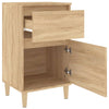 Stella Homewares Bedside Cabinets 2 pcs Sonoma Oak 40x35x70 cm
