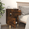 Stella Homewares Bedside Cabinets 2 pcs Smoked Oak 40x35x70 cm