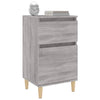 Stella Homewares Bedside Cabinets 2 pcs Grey Sonoma 40x35x70 cm