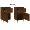 Stella Homewares Bedside Cabinets 2 pcs Brown Oak 40x35x70 cm