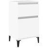 Stella Homewares Bedside Cabinet White 40x35x70 cm