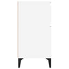 Stella Homewares Bedside Cabinet White 40x35x70 cm