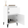 Stella Homewares Bedside Cabinets 2 pcs White 40x35x70 cm