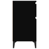 Stella Homewares Bedside Cabinets 2 pcs Black 40x35x70 cm