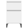 Stella Homewares Bedside Cabinets 2 pcs High Gloss White 40x35x70 cm