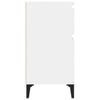 Stella Homewares Bedside Cabinets 2 pcs High Gloss White 40x35x70 cm