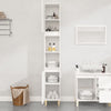 Stella Homewares Bathroom Cabinet White 30x30x190 cm Engineered Wood
