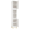 Stella Homewares Bathroom Cabinet White 30x30x190 cm Engineered Wood