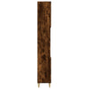 Stella Homewares Bathroom Cabinet Smoked Oak 30x30x190 cm Engineered Wood