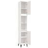 Stella Homewares Bathroom Cabinet White 30x30x190 cm Engineered Wood