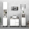 Stella Homewares Bathroom Cabinet White 30x30x190 cm Engineered Wood