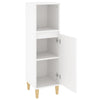 Stella Homewares Bathroom Cabinet White 30x30x100 cm Engineered Wood