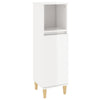 Stella Homewares Bathroom Cabinet High Gloss White 30x30x100 cm Engineered Wood
