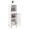 Stella Homewares Bathroom Cabinet High Gloss White 30x30x100 cm Engineered Wood
