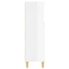 Stella Homewares Bathroom Cabinet High Gloss White 30x30x100 cm Engineered Wood