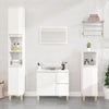 Stella Homewares Bathroom Cabinet High Gloss White 30x30x100 cm Engineered Wood